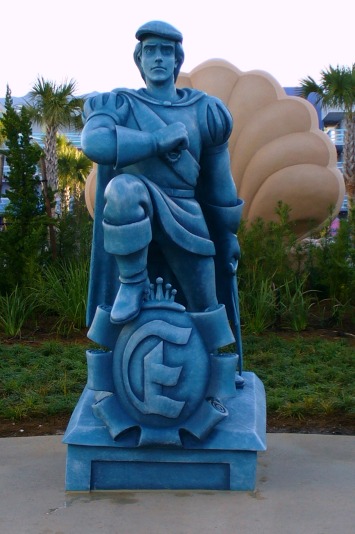 prince eric statue